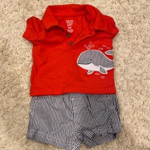 Whale newborn set